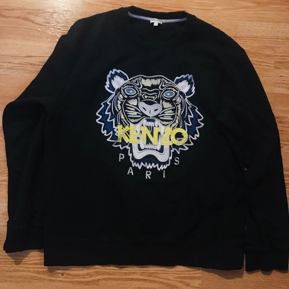 Kenzo Tiger Sweatshirt Preowned Size Xl 